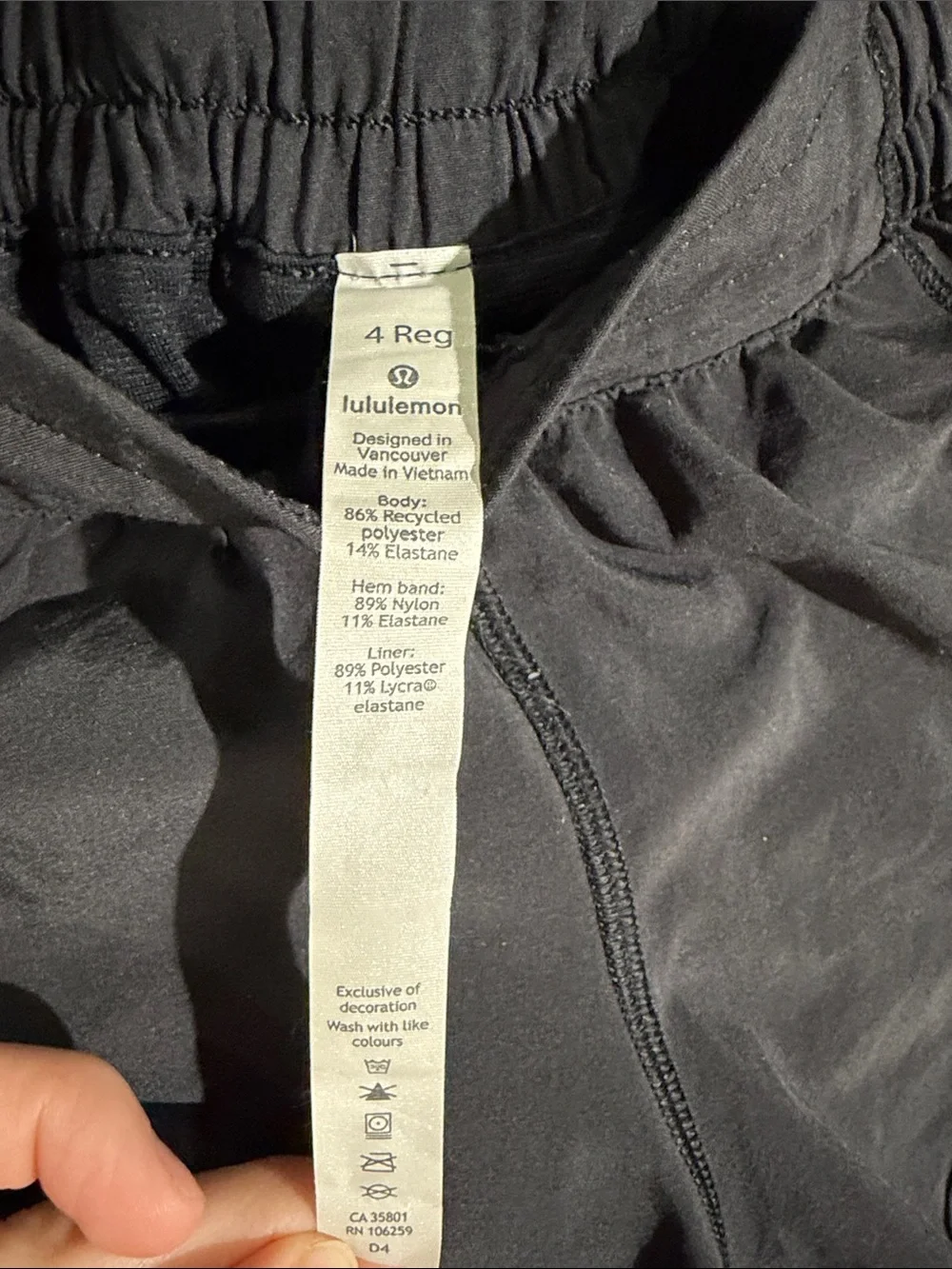 Lululemon running shorts